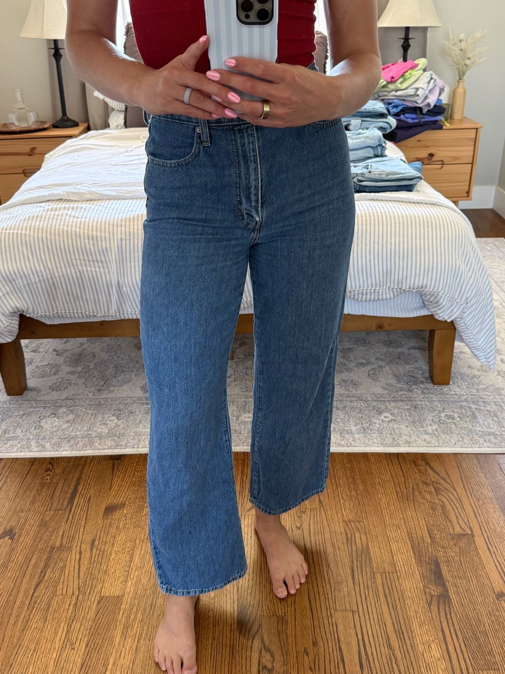 Levi's High Waisted Straight Jeans